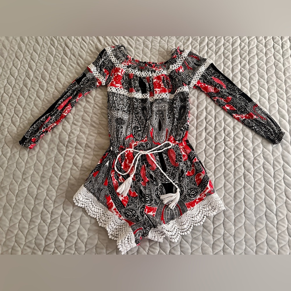 Off the shoulder romper